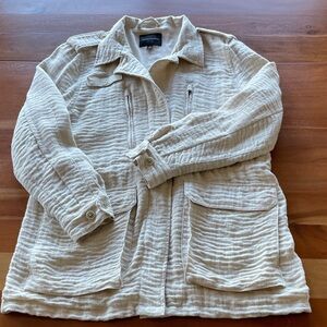 EUC Banana Republic Beige Utility Jacket Women’s Medium